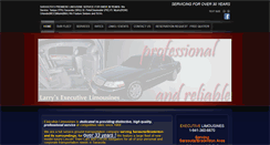 Desktop Screenshot of executivelimousines.com